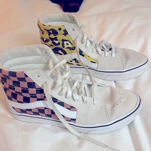 Vans ComfyCush Sk8-Hi Mixed Media Men’s 8 women’s 9.5